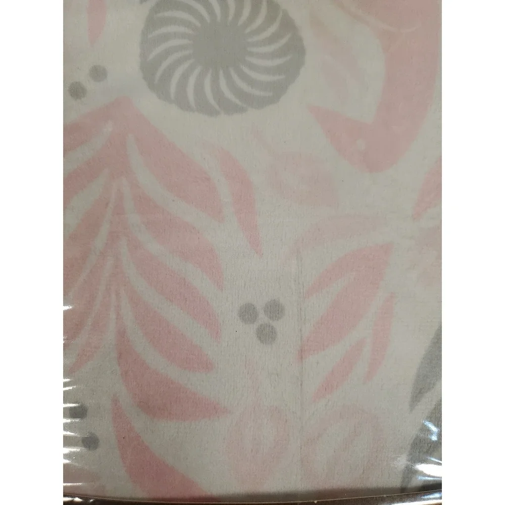 Dwell Studios Contoured Changing Pad Cover Pink Baby Nursery Velvety Soft FLAW